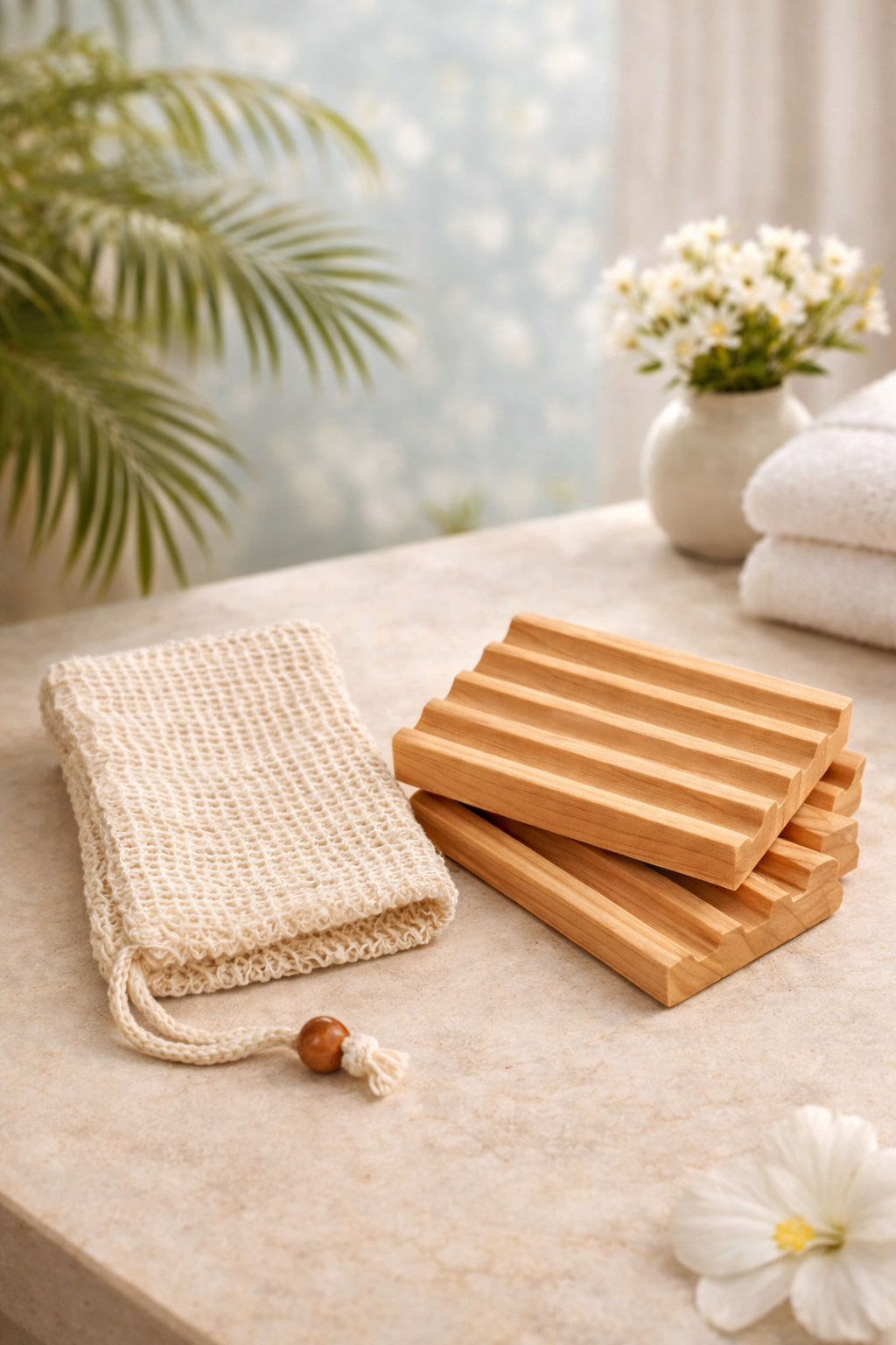 soap saver sleeve and dish display