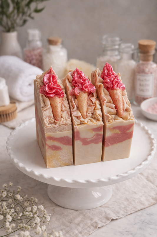 cashmere wood and peach ice cream