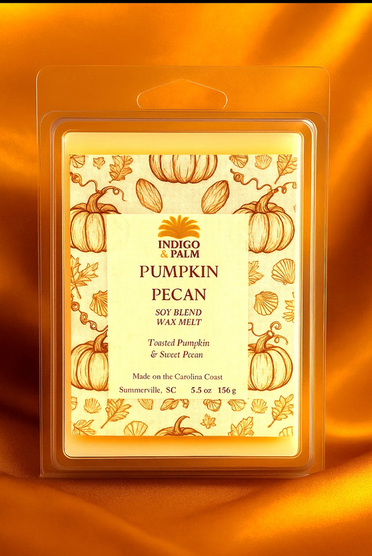 pumpkin pecan wax melt clamshell