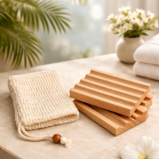 soap saver sleeve and dish display